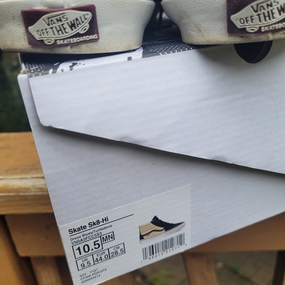 Vans Sk8-Hi Skate Shoe Sneakers 10.5 - Picture 5 of 9